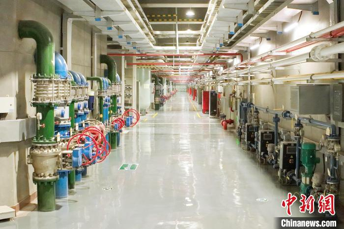 雅砻江两河口水电站水轮机层。　雅砻江水电供图