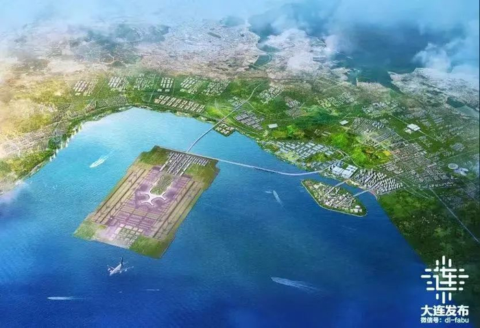 ▲ 金州湾临空经济区规划图 图片来源：大连发布
