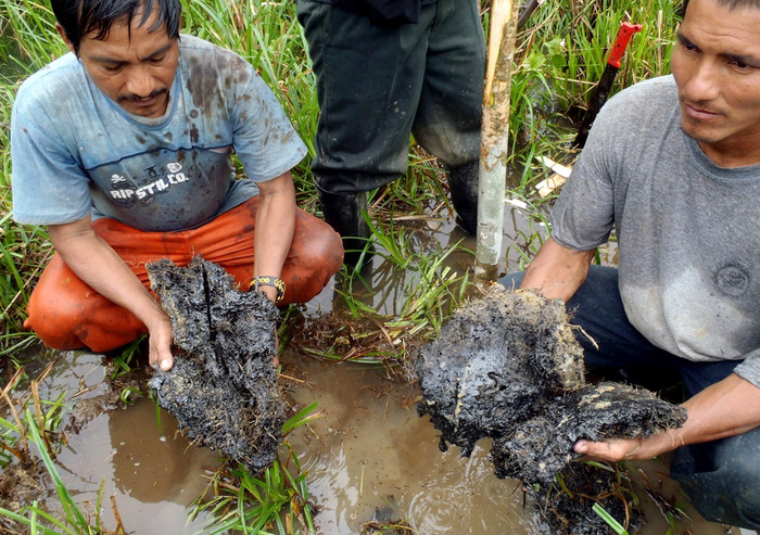 由于亚马逊马拉尼翁河流域被遭遇石油开采，目前已经导致水资源和土壤被污染。