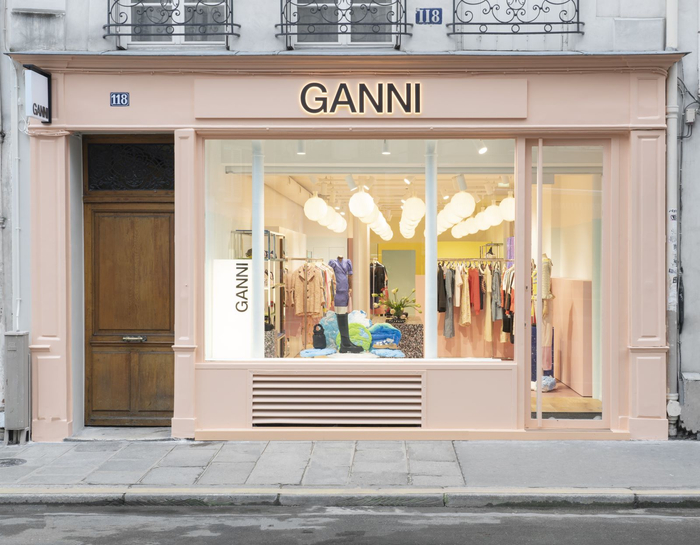 GANNI巴黎门店 图片来源：GANNI
