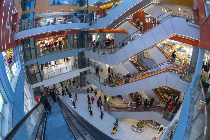 高笋塘商圈内的商场（资料图）