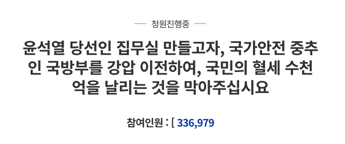 截至当地时间21日傍晚，请愿人数已超30万