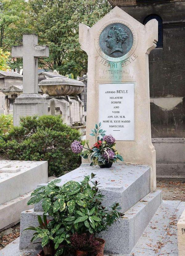司汤达墓碑