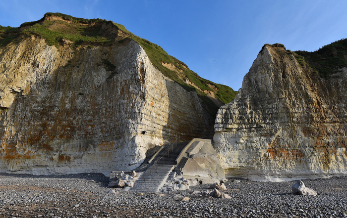 滨海瓦朗日维尔的悬崖