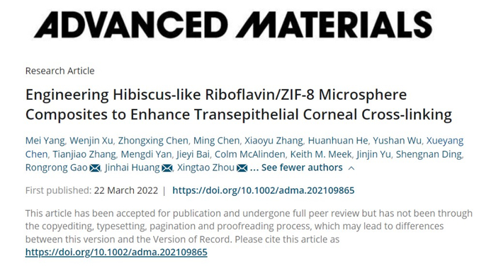 发表论文。采访对象供图