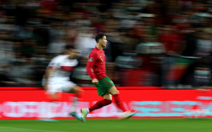C罗渴望率领葡萄牙击败北马其顿。图/新华社