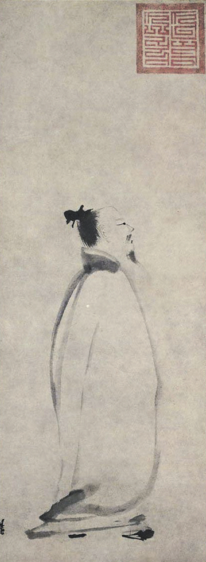 南宋 梁楷《李白吟行图》