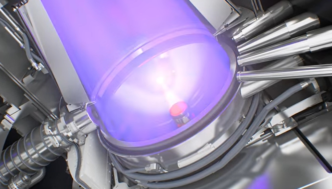 ▲极紫外光刻机内部