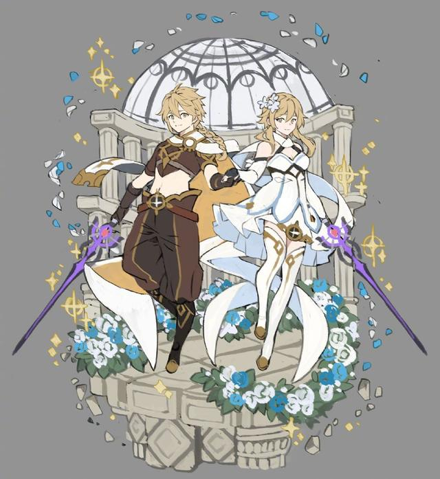 原神游戏同人插画作品