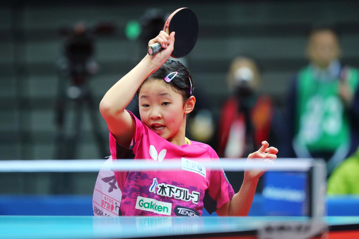 张本美和从小就展示出乒乓天赋。