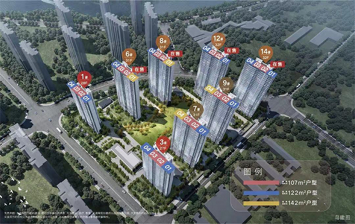 户型分布示意图