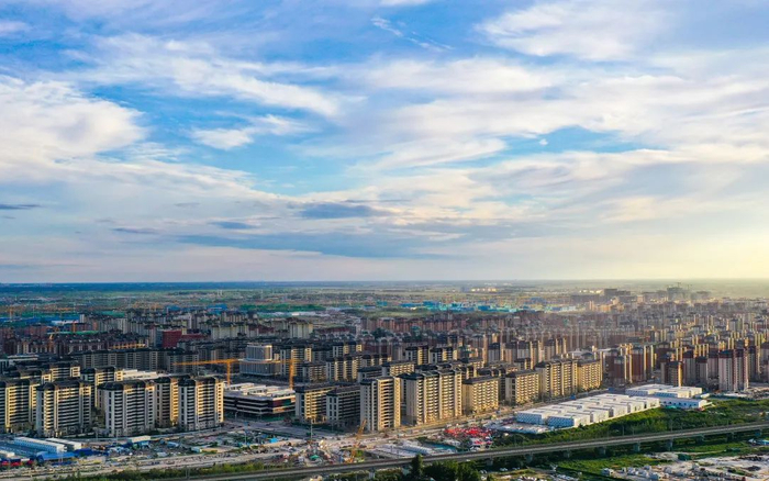 ▲雄安新区容东安置房。受访者供图