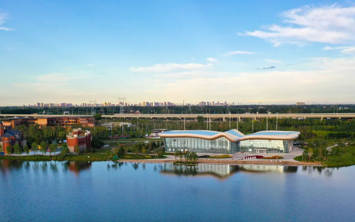 ▲雄安郊野公园。受访者供图