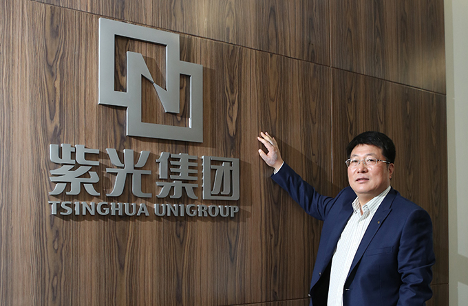 被称为“并购狂人”的紫光集团董事长赵伟国 图源：紫光集团
