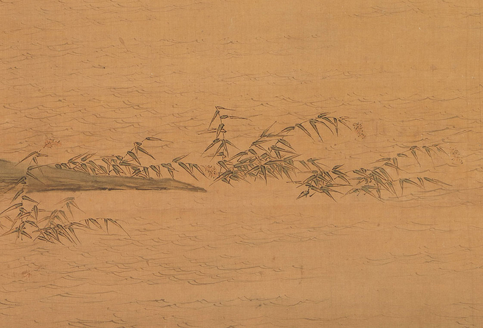 仇英 《秋江待渡》（局部） 台北故宫博物院藏