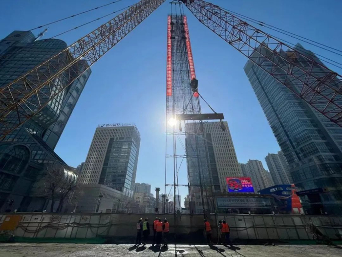 地连墙施工现场