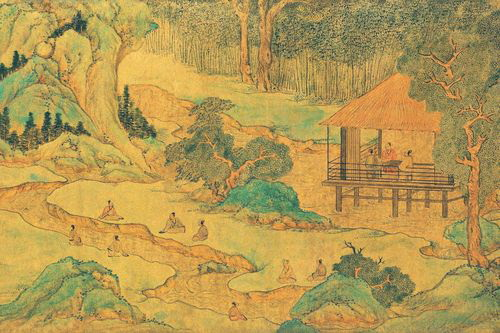 明 文徵明《兰亭修褉图》 故宫博物院