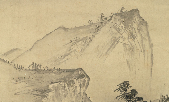 南宋 夏珪 《溪山清远》（局部） 台北故宫博物院藏