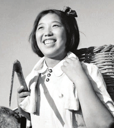 青年时代的邢燕子（图片来源：《天津日报》）