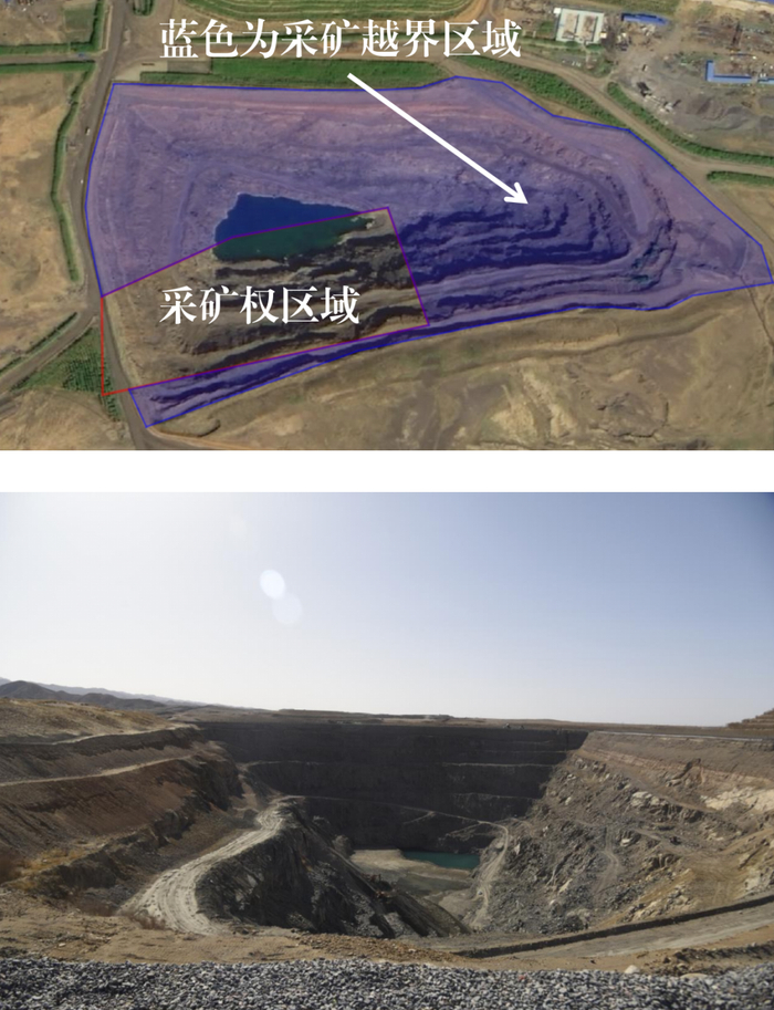 2022年3月27日，督察组现场督察发现，生金矿业有限责任公司非法越界开采