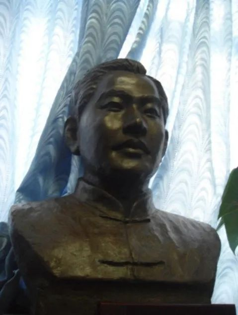 刘光典烈士铜像。本文图片均由受访者刘玉平、刘新宇提供