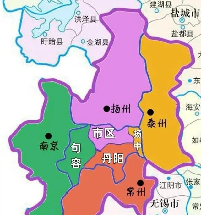 丹阳归常州,丹阳本身吴语区,和常州府关系甚好,有了丹阳,常州直接破