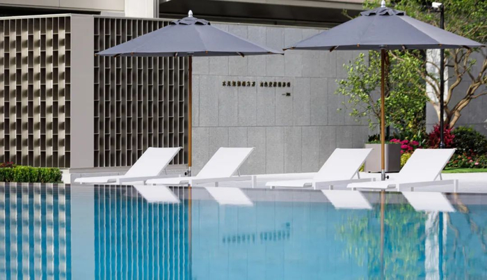 ▲杭州仁恒滨江园实景图