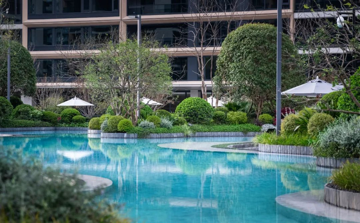 ▲杭州仁恒滨江园实景图