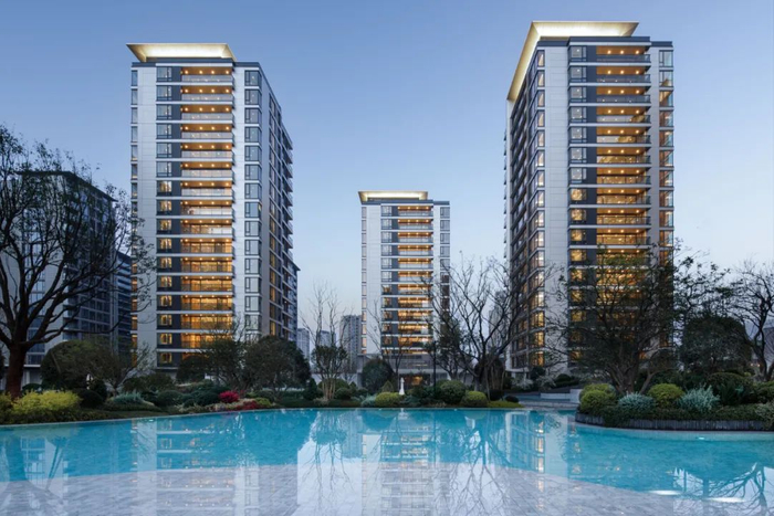 ▲杭州仁恒滨江园实景图