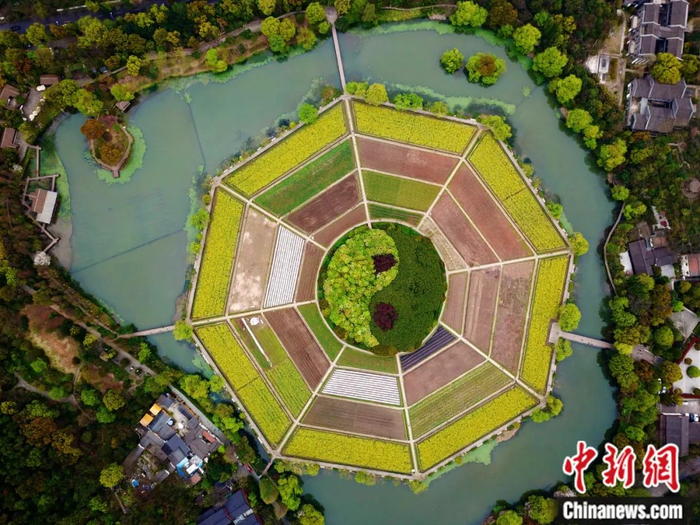 杭州八卦图遗址公园。中新社发  引炜 摄