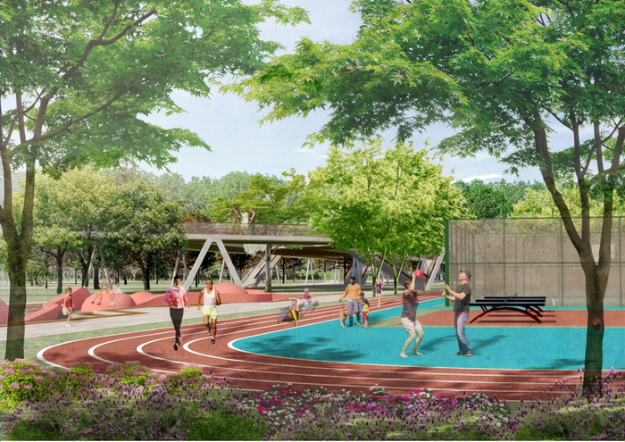 ▲林中球场效果图