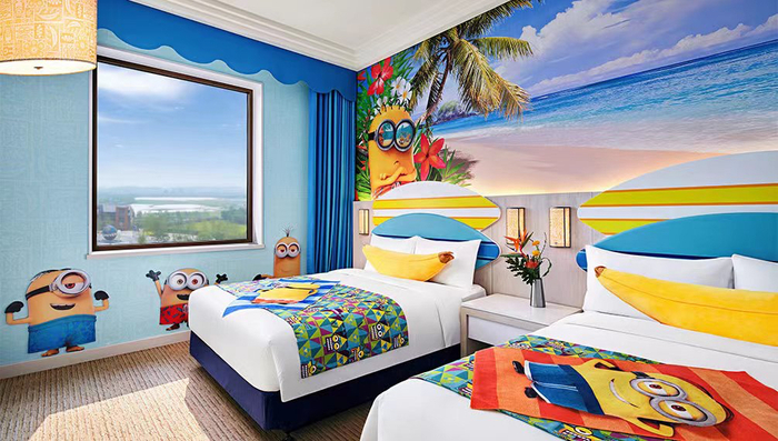 环球影城大酒店小黄人主题房