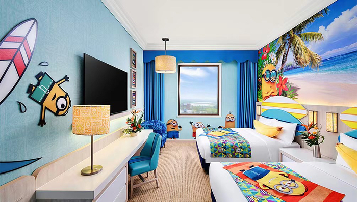 环球影城大酒店小黄人主题房