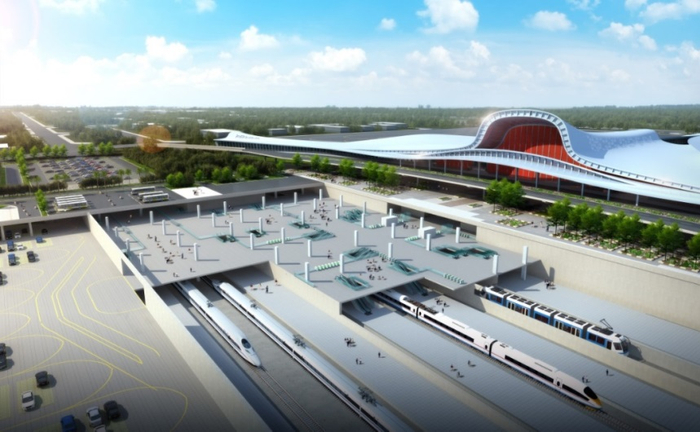 湛江机场空铁联运效果图