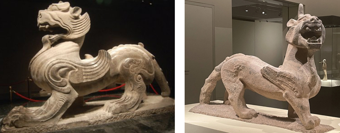 图3：东汉时期的石辟邪和石天禄