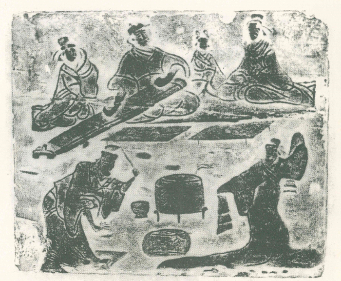 歌舞宴乐画像石 东汉 成都博物馆