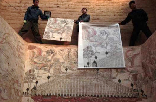 发掘过程中影像、绘图等资料采集