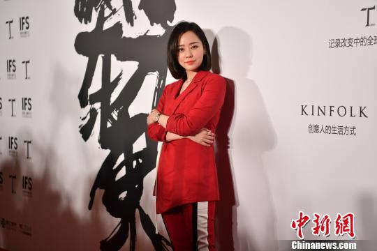 资料图：张靓颖。　张浪　摄