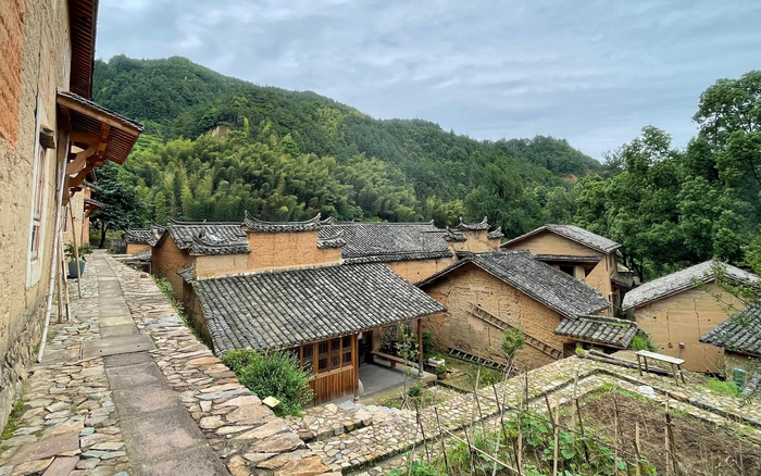 松阳老屋的多是夯土墙、小青瓦式样的民居。 新京报记者 耿子叶 摄