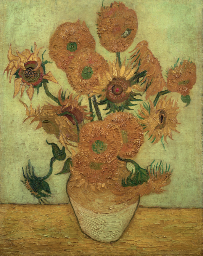 文森特·梵·高（1853—1890），《向日葵》（《艺术与科学：从野生茄子到三宅一生》插图）