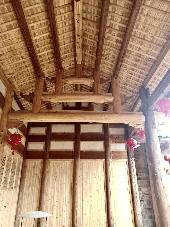 金溪县双塘镇古圩村周氏祠堂修缮后。受访者供图