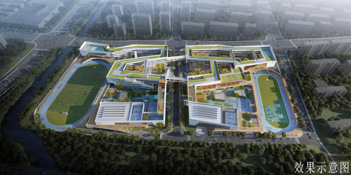 学校效果示意图