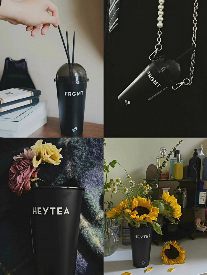 喜茶官方微博分享网友DIY改造作品