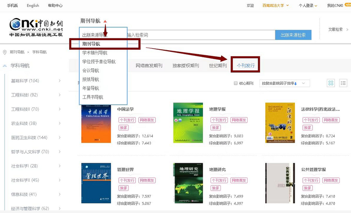 ▲个刊发行页面
