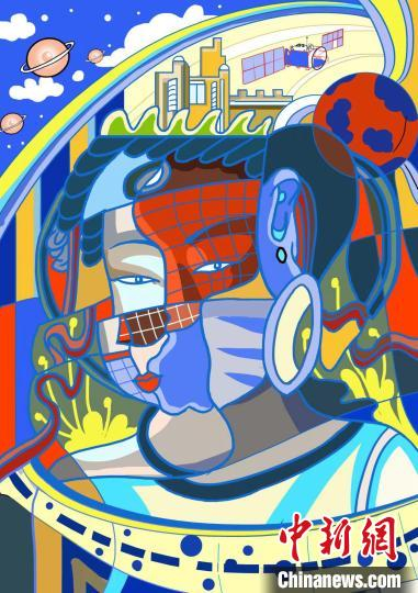 44岁大学生汤晓艳设计作品。　受访者供图