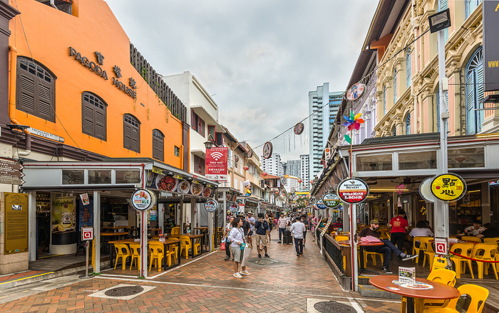 新加坡的唐人街市场