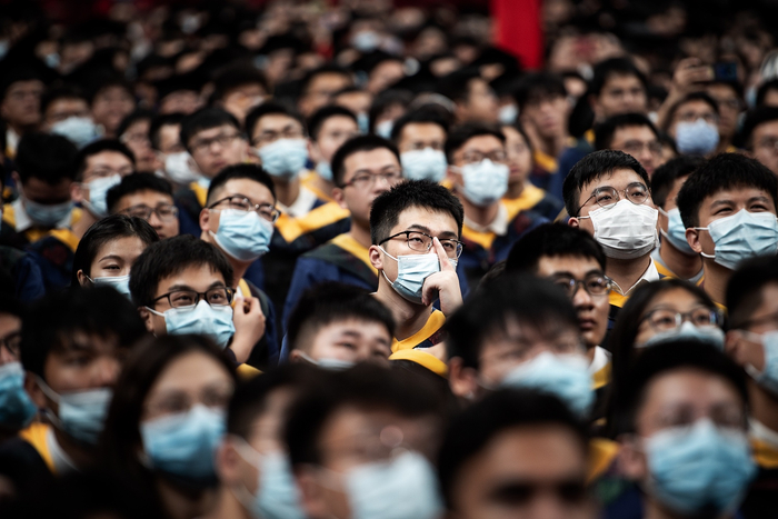  2021年6月22日，华中科技大学2021年研究生毕业典礼在光谷体育馆举行&nbsp; 图源：东方IC