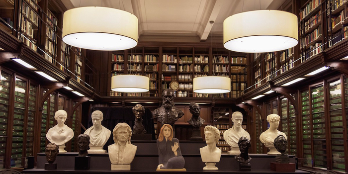 苏格兰国家图书馆里的名人肖像