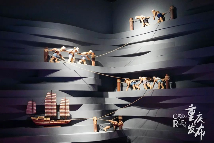 重庆市规划展览馆新馆一角。吴汪洋 摄