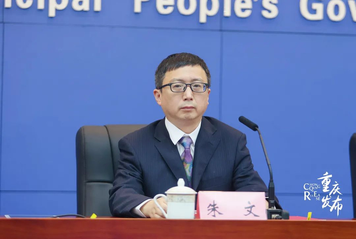 朱文介绍相关情况  李聪冲 摄 